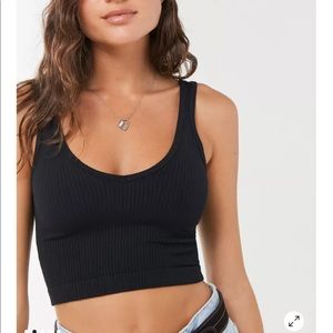 Urban Outfitters Black Crop Top